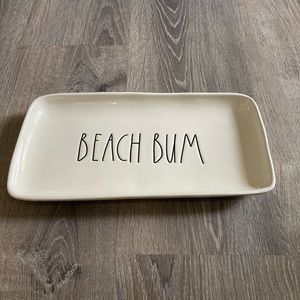 Rae Dunn BEACH BUM serving tray/ platter. EUC.